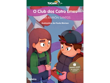 Livro O Club Dos Catro Emes (Premio Edebé De Literatura Infantil 2021) de Juan Ramón Santos Delgado (Galego)