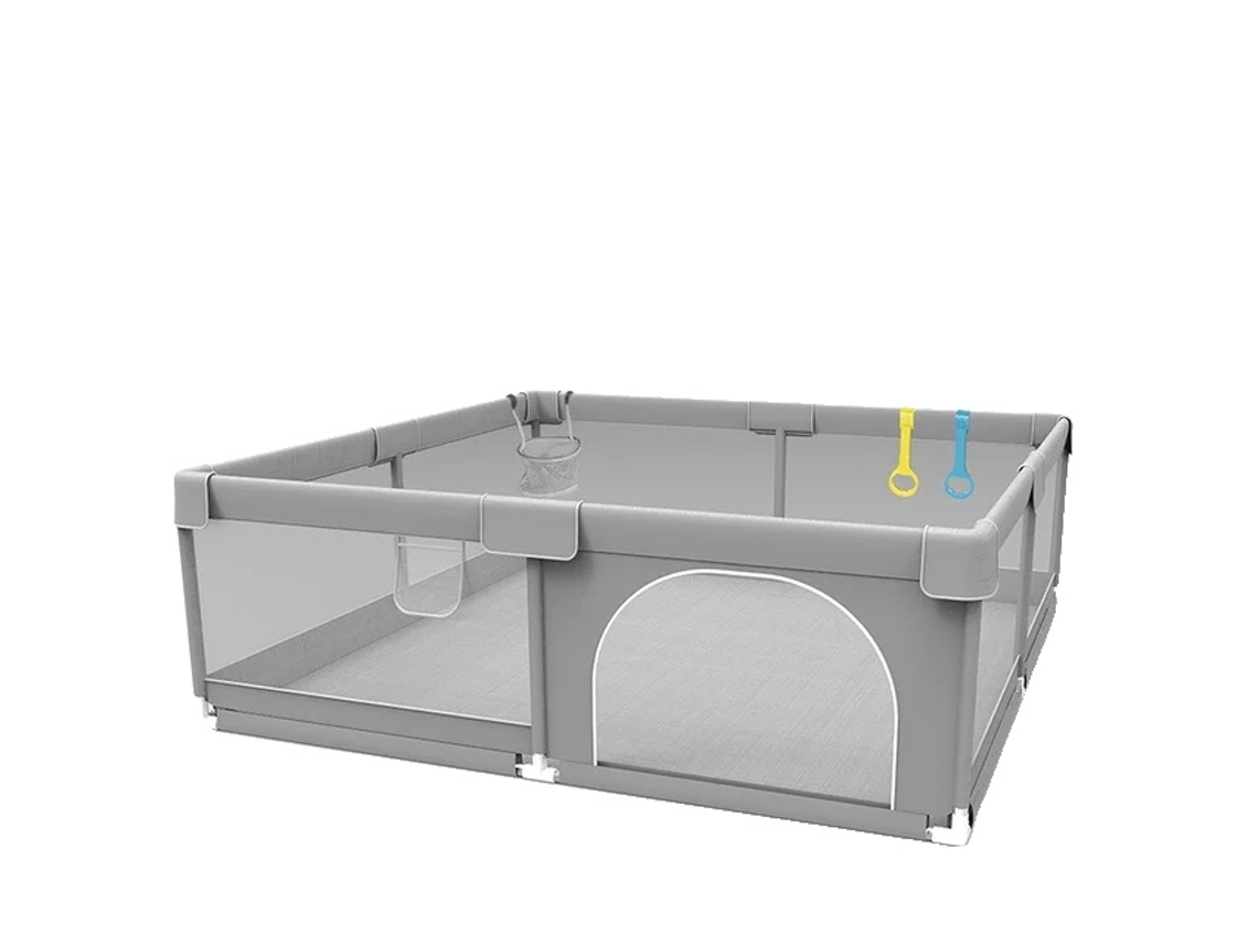 Cercado Para Bebãª, Design Cinza Claro, Barreira De Seguranã§a Infantil,cinza Claro120120 Oem