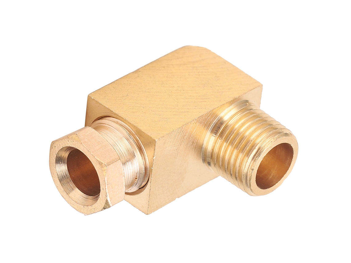 Orevant-conector De Codo De Latón Para Tuberías De Aceite, Bloque Rectangular/cuadrado, Adaptador Para Conexiones Pl618