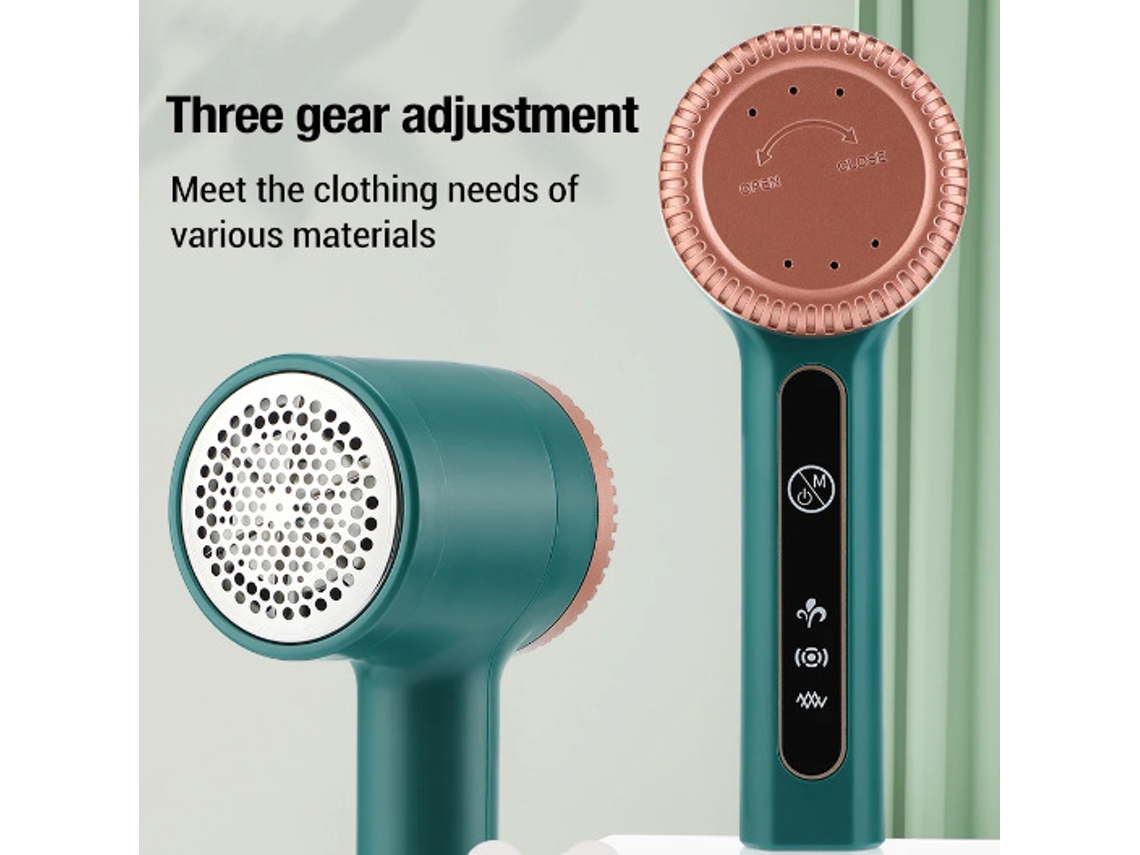 Removedor De Fiapos Elétrico Para Roupas, Barbeador De Tecidos, Suéter, Aparador De Pelos, Verde SUNNY SPACES