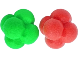 Rebe-pelota De Reacción Hexagonal, 2 Piezas, Para Entrenamiento De Coordinación Mano-ojo Y Agilidad Con Goma Termoplástica Ligera Y Duradera