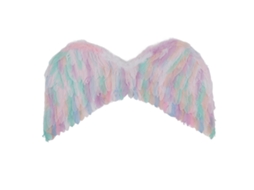 Mali asas de Anjo de Pena Coloridas com Cintas Elásticas para Festas Halloween Cosplay