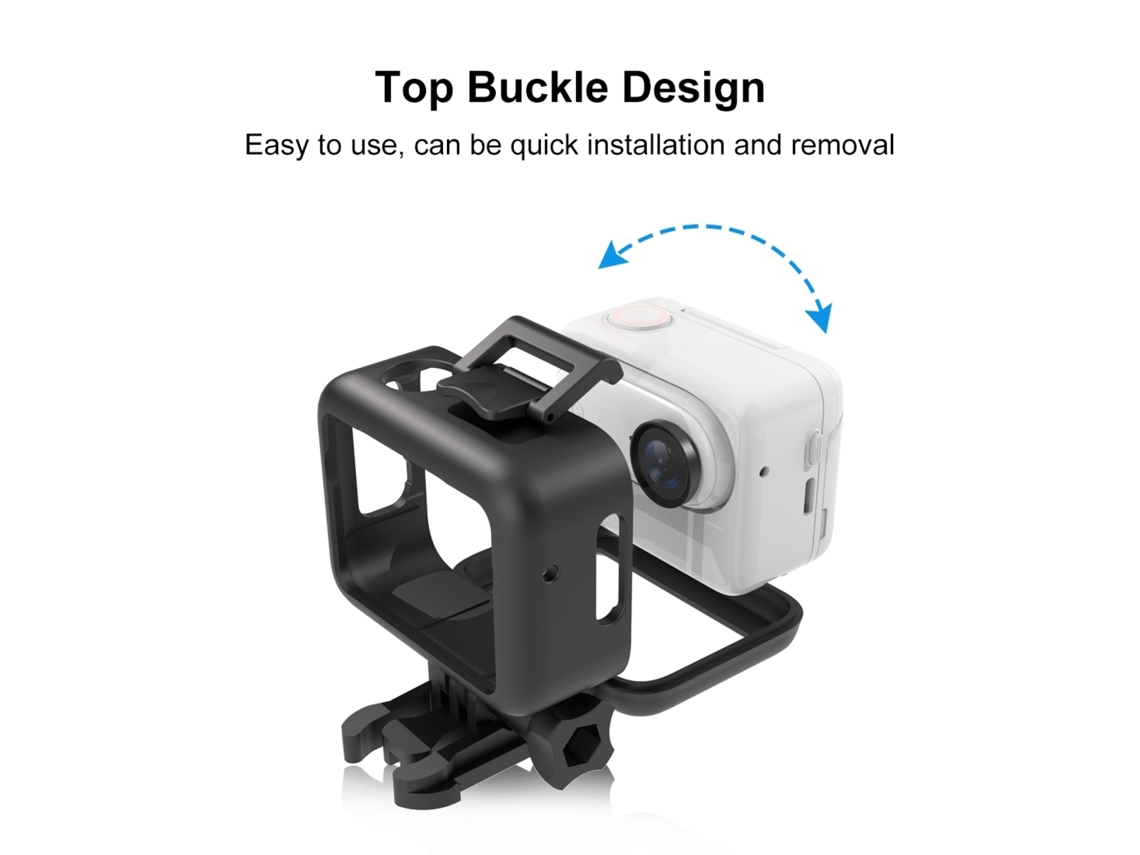 Marco Protector Para Insta360 Go 3, Funda Resistente A Golpes, Estuche Abs Con Soporte Base, Accesorios Para Cámara Deportiva
