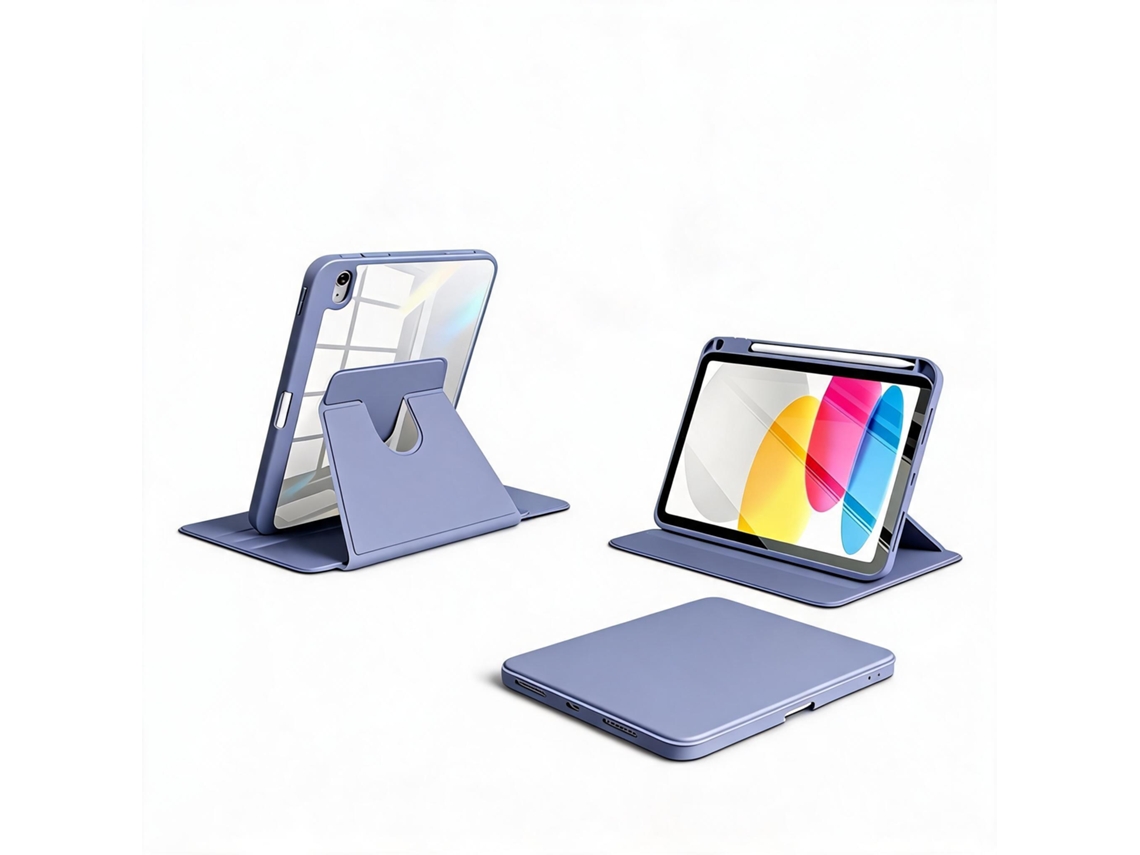 Capa Para Ipad Pro /air13 (12.9 Polegadas) Hibbent (roxo) Inclui Apenas A Capa Protetora, Não Inclui A Caneta Stylus