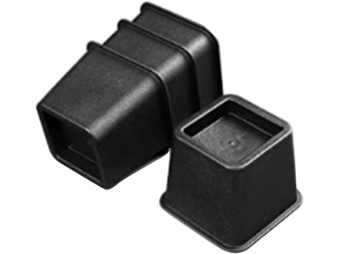 Elevadores de Móveis de 3 Polegadas em Abs, Conjunto de 4 Blocos Trapezoidais Quadrados para Cama e Sofá. CHABERLU