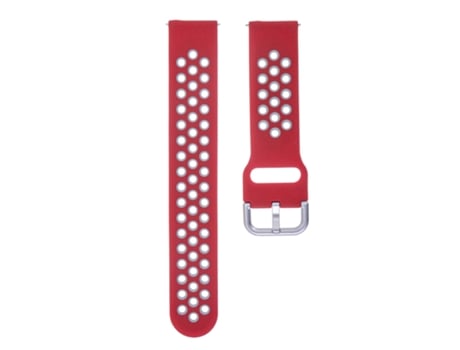 Bracelete De Silicone Spor Para Relógio Apple Watch Aceshley 22Mm(Vermelho)