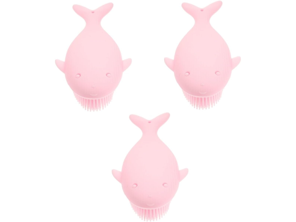 Conjunto De 3 Escovas Silicone Healeved Para Limpeza, Escova De Banho, Ferramenta De Massagem Capilar E Esfoliante