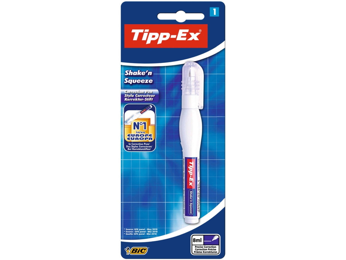 Caneta Corretora Shake'n Squeeze 8ml Tipp-ex
