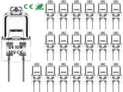 Lurelia Lâmpada Halógena G4 10w 12v 150lm, Regulada, Sem Cintilação