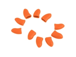 Yuru 20 Capas de Unhas de Silicone Macio Anti risco para Cães e Gatos Tamanho Xs Laranja Protetor de Móveis