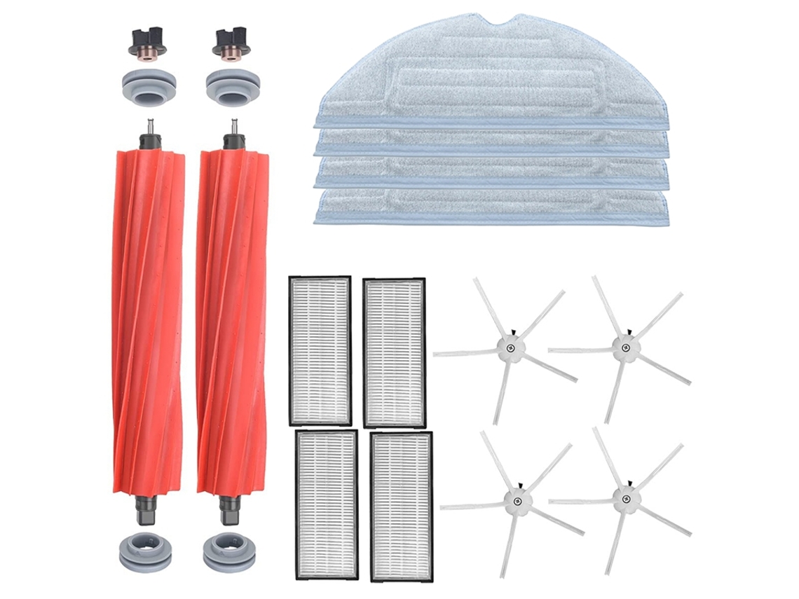 Acessórios para xiaomi roborock s7 t7s t7plus destacável principal escova lateral esfregões panos kit de filtro aspirador robótico
