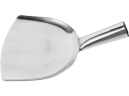 Pá de cinzas Alipis em aço inoxidável, 17 mm espessura, 19 cm, ferramenta multifuncional para limpeza | S/MARCA