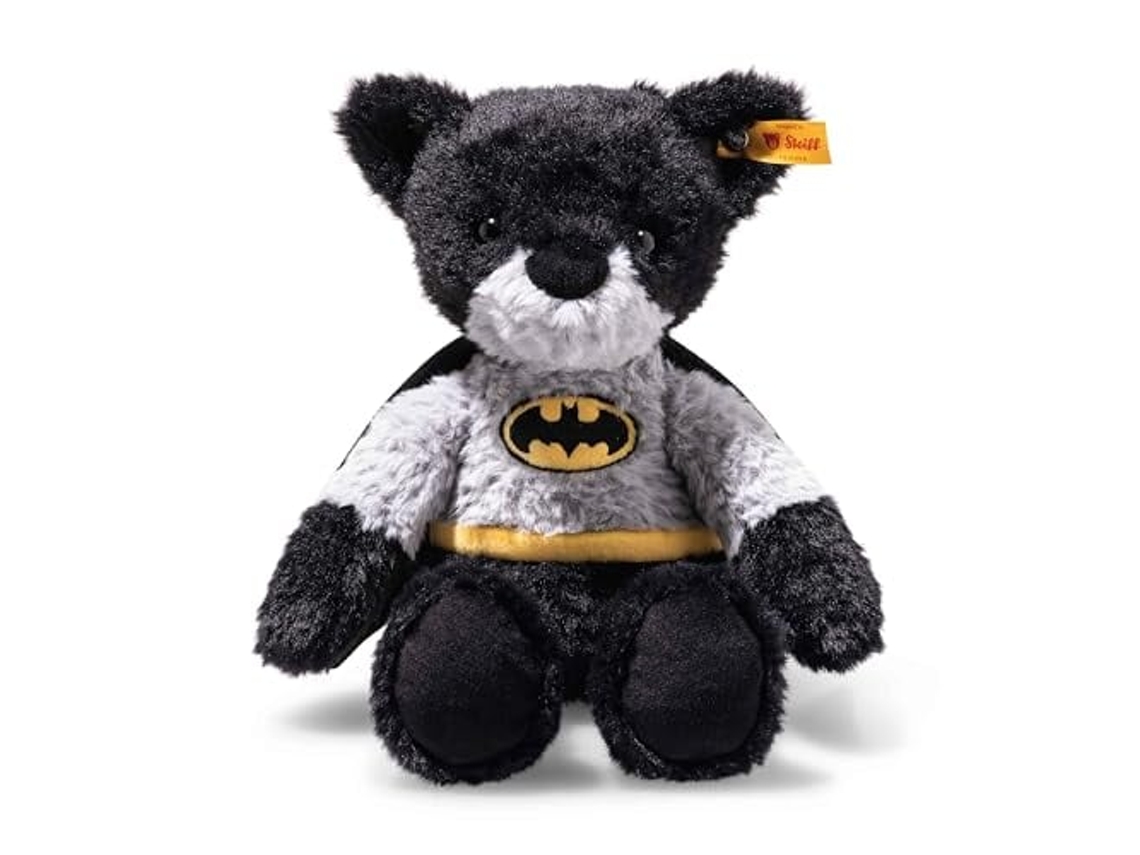 Urso De Pelúcia Batman Da Steiff Urso De Pelúcia Super Herói De 29 Cm Preto