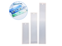 Mold De Epóxi Cristal Silicone Para Marcadores De Livro