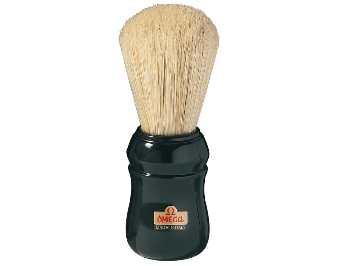 Omega Black Shaving Brush Large