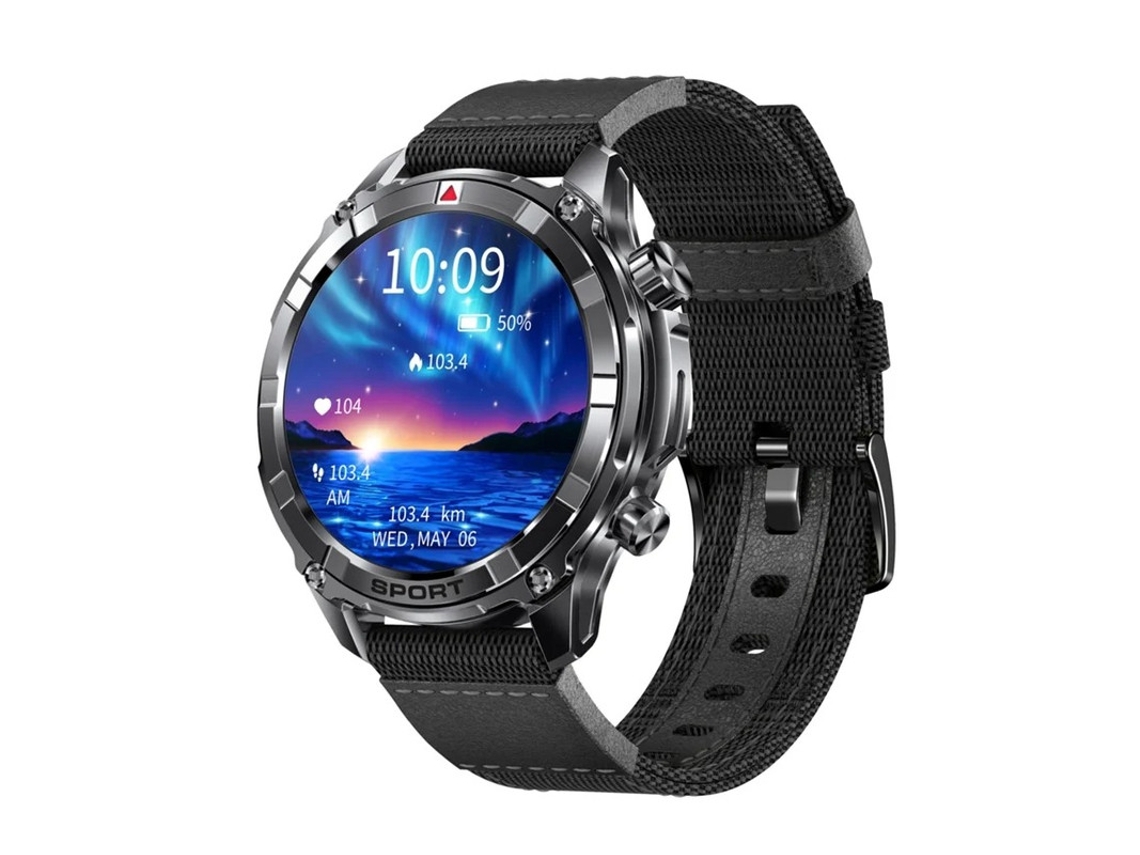 Smartwatch I116 1.52 Polegadas Bluetooth Chamada Monitorização De Saúde Mais De 100 Modos Esportivos Ip68 A Prova De Água Preto Yizhood
