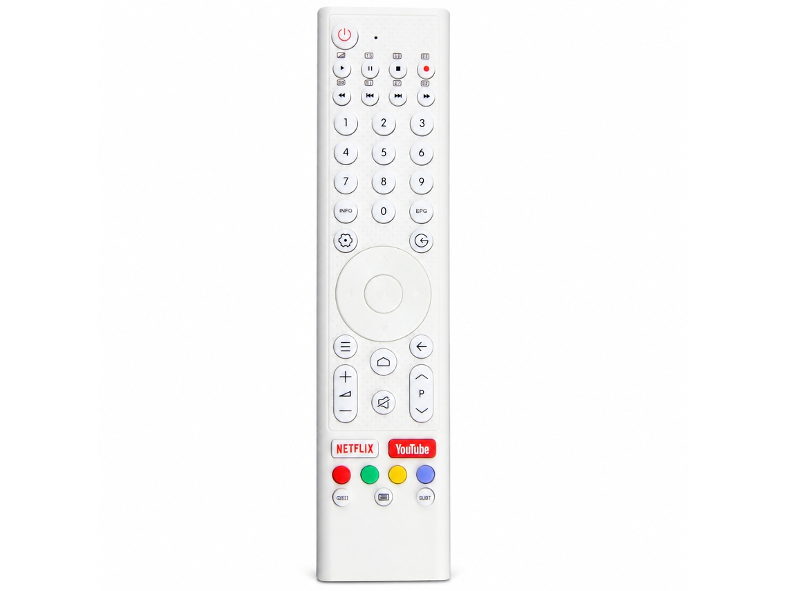 Comando À Distância Para Tv Lcd Compatível Com Chiq, Aiwa E Kogan, Sem Controlo Por Voz, Branco_dae