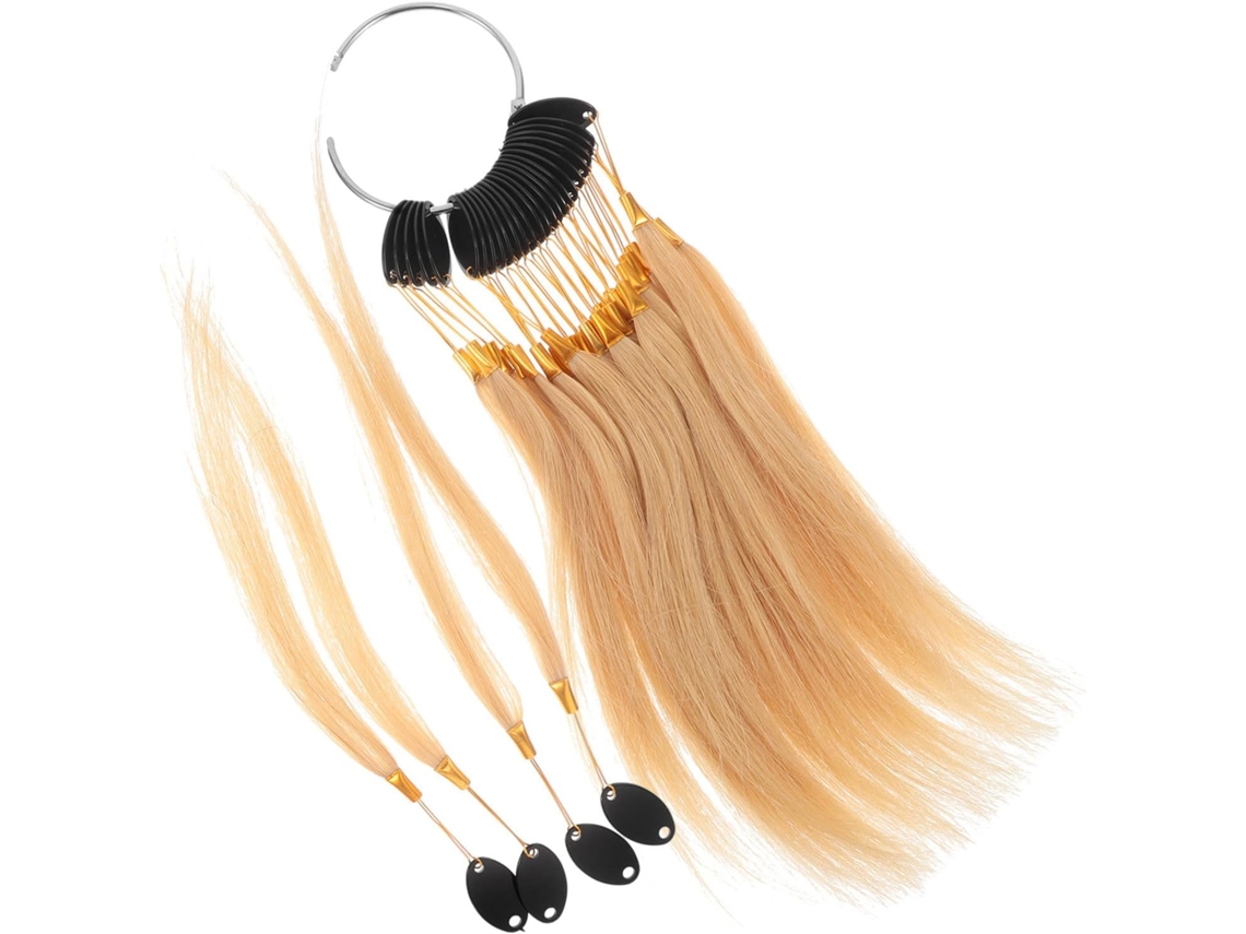 Conjunto de extensões de cabelo natural, ajustáveis, testadas em humanos, 1 conjunto