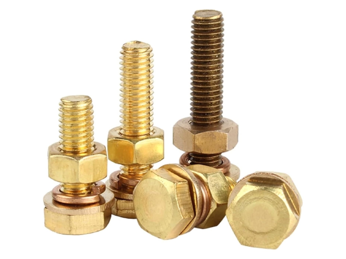 Sextavada Head Parafuses, Sextavado Socket Cobre, Latão