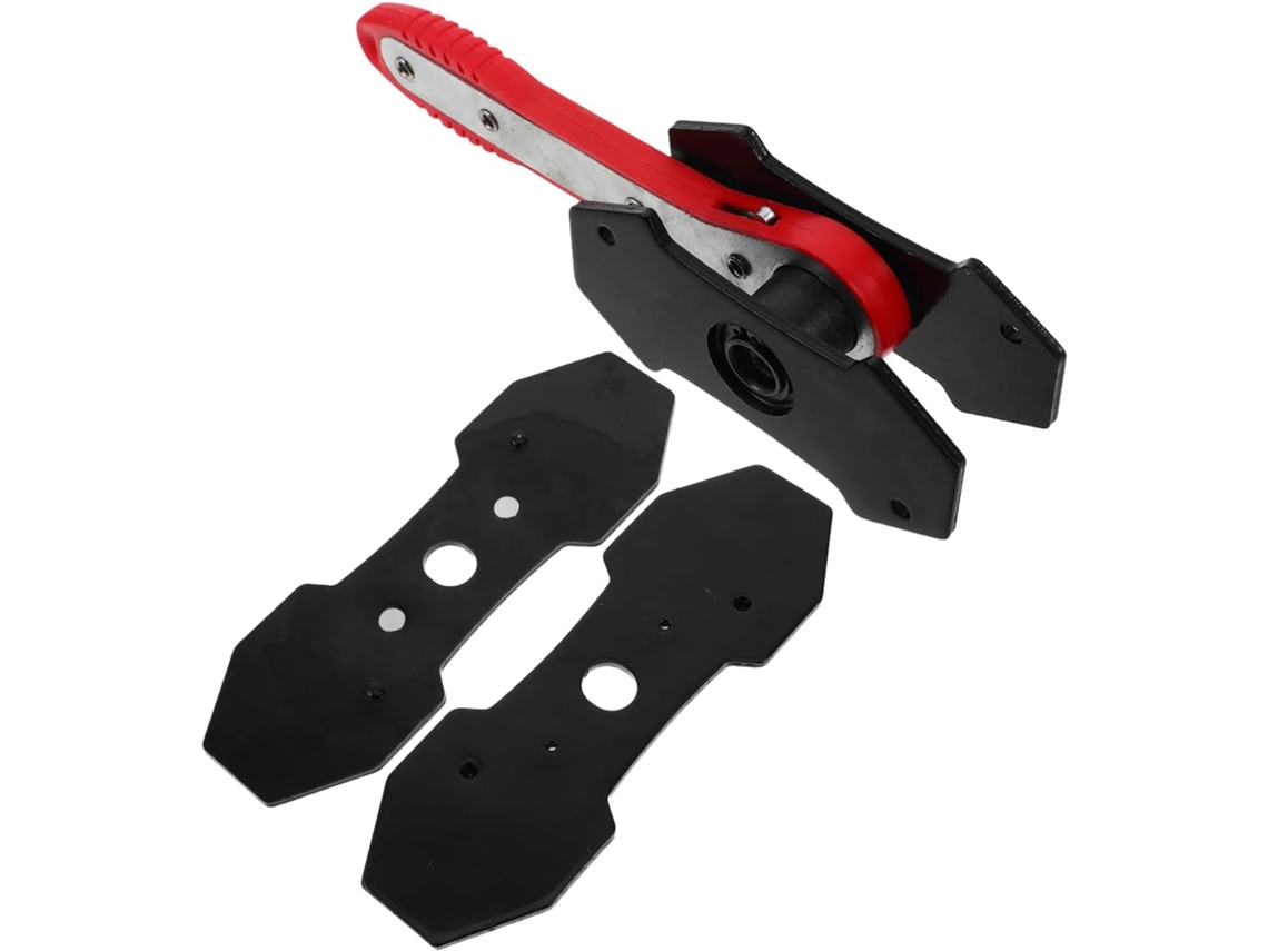 Ferramenta para freio automotivo com chave Catraca e espaçador de pino de aço vermelho