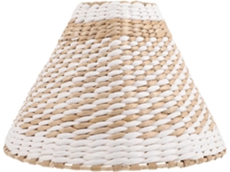 Abajur Decorativo de Papel Trançado para Luminárias de Mesa Ou de Chão, com Estrutura Simples e Resistente. SFUSHOS