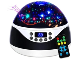 Luz Noturna Com Música E Temporizador Presentes De Aniversário Para Meninas Meninos De 1 A 6 A 12 Anos Lâmpada De Projeção Com Controle Yizhood