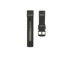 Pulseira De Relógio Lurelia Para Garmin Move 3 20 Mm Canvas Resistente Ao Desgaste Preta