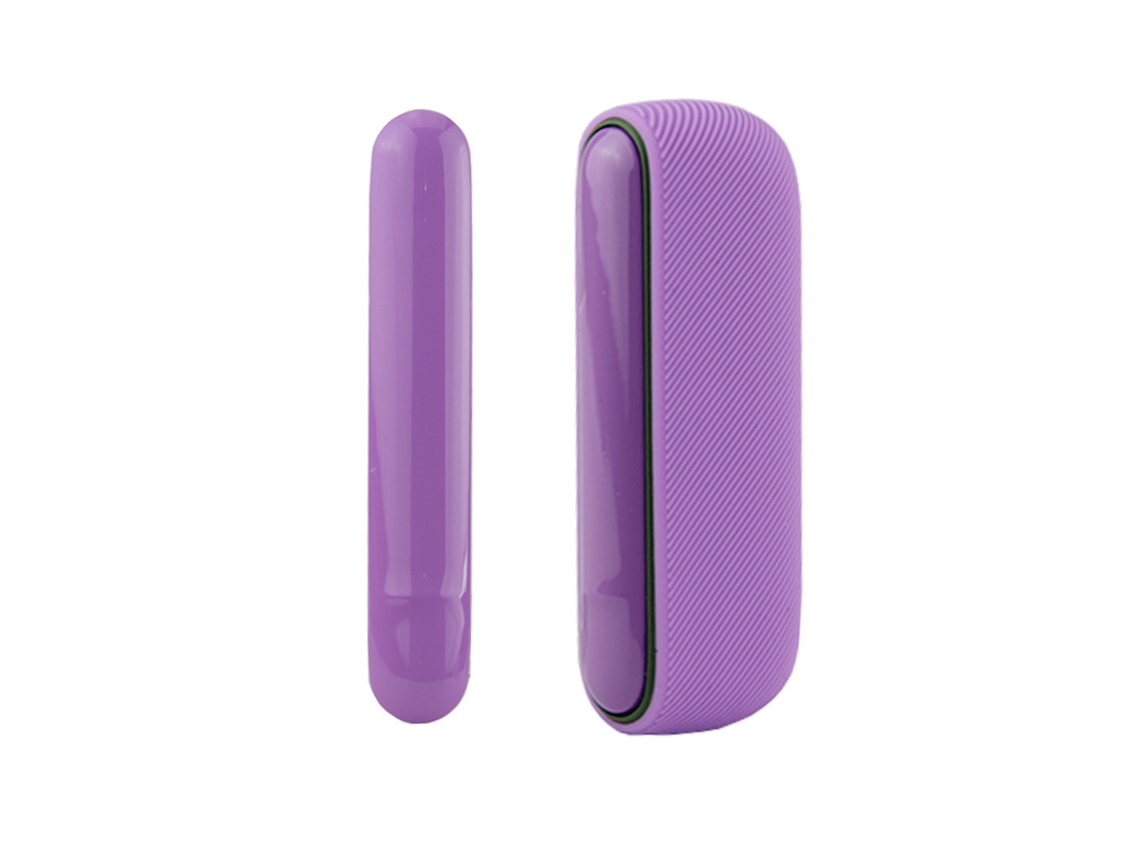Capa Para Iqos Iluma Modelo De Abertura Lateral Adicionar Painéis Laterais 13x9.5x3cm Silicone Roxo Claro Fwinl
