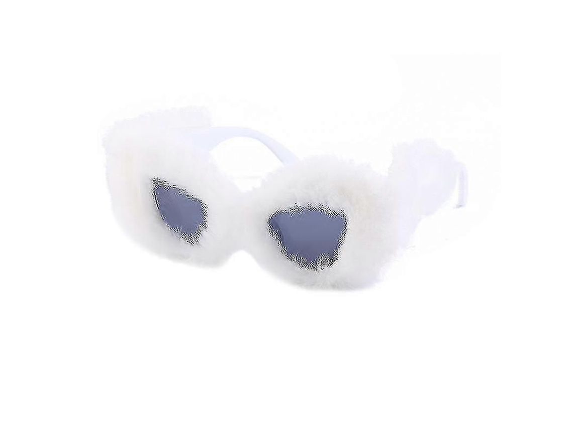 2026 óculos de Sol Feminino com Cabelo Macio, Design de Olhos de Gato e Proteção Uv400 para Festas e Uso Diário