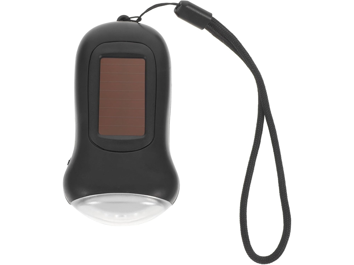 Lanterna Solar Recarregável Com Manivela, Iluminação De Longo Alcance, Material