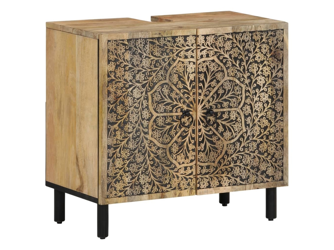 Bathroom Sink Cabinet, Bathroom Sink Cabinets Vidaxl Marrom Madeira