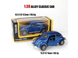 Miniatura de Carro em Escala 1/38, Modelo de Carro Clássico, Brinquedo Infantil. MDUG