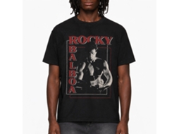 Rockinstone Rocky Balboa Boxes Black T-shirt Size:s
