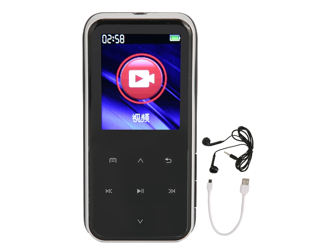 Reprodutor MP3 Portátil EOOCOO com Tela 1.8 polegadas