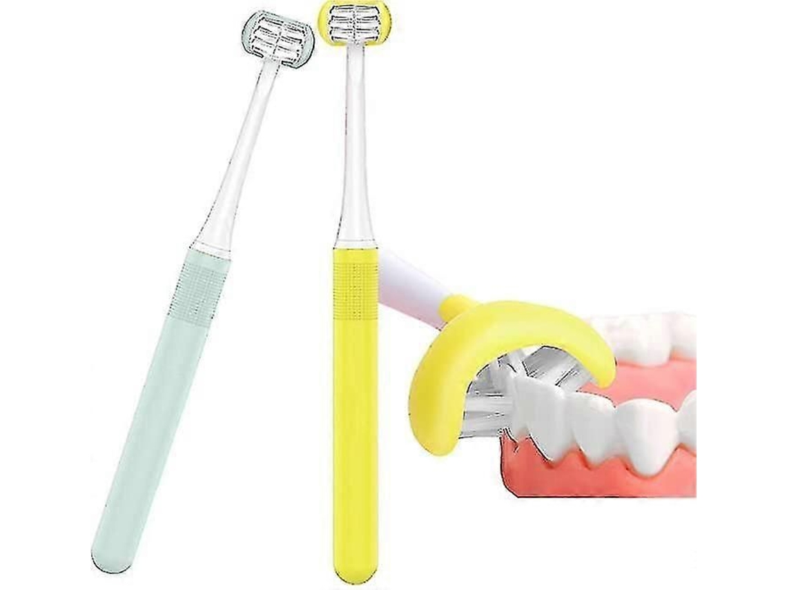Escova de Dentes para Autismo 3 Lados Infantil em Forma U GOKOCO