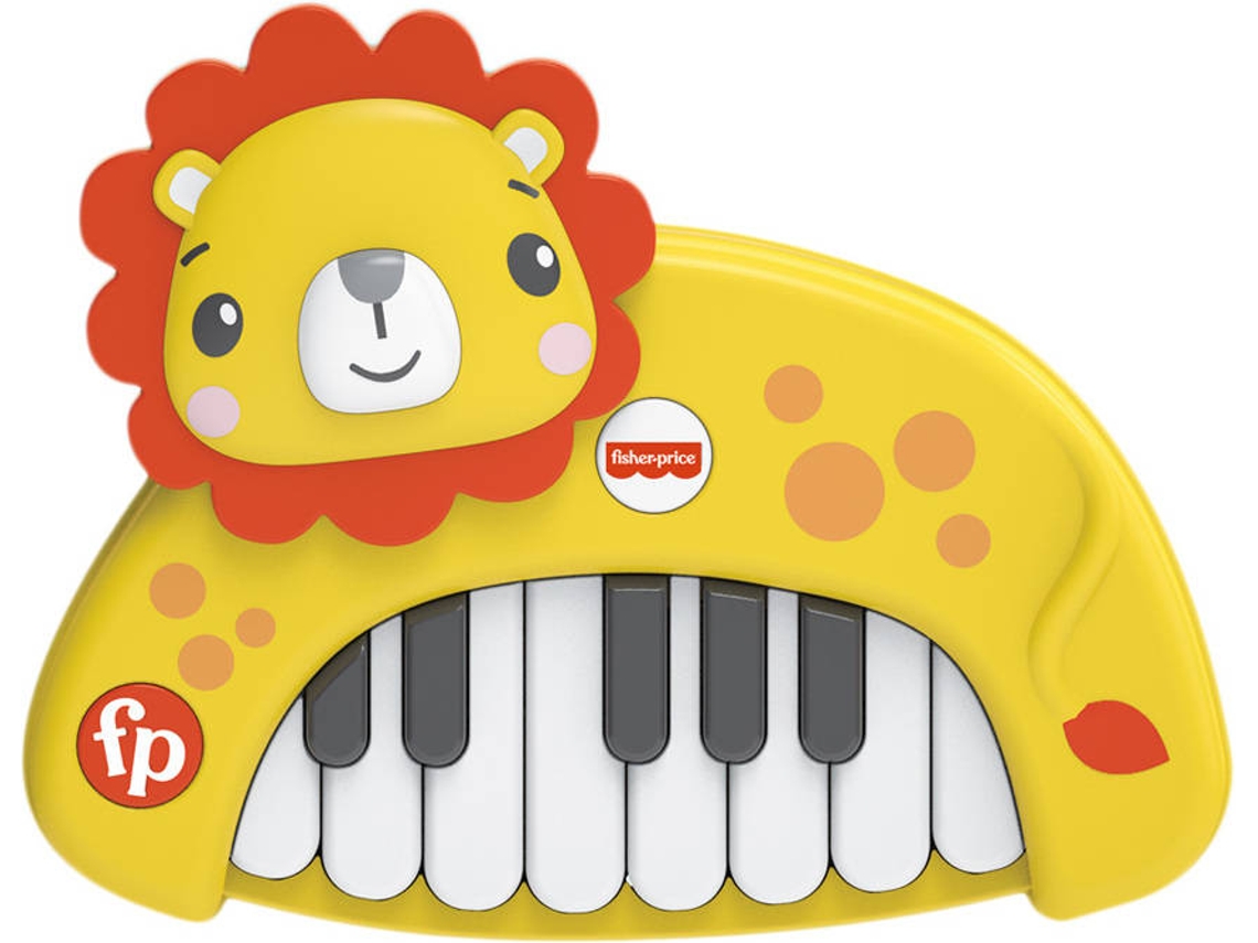 Piano FISHER-PRICE Meu Primeiro Piano 13 Teclas Leão (Idade Mínima: 3 Anos)