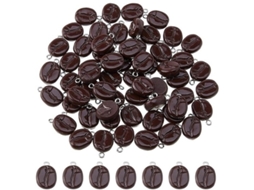 60 Unidades De Grãos De Café Charms Para Fazer Adornos