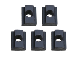 Porcas De Aço Carbono Com Ranhura Em T, Acabamento Em Óxido Preto, Alta Dureza, Roscas M6 8 10 12, Ranhuras Em T, Para