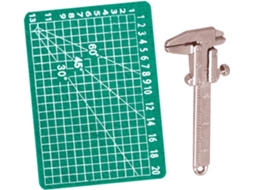 1 Conjunto De Paquímetro Micro Vernier, Régua Em Miniatura Para
