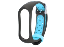 Mali bracelete Inteligente para Xiaomi Mi Band 6 5 Nfc Pulseira Bicolor Anti Perda Tpe Preto Azul