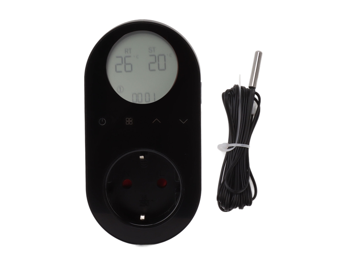 Laxiscreed Tomada Termostática 16a Com Wi-fi E Display Digital Para Controle De Temperatura