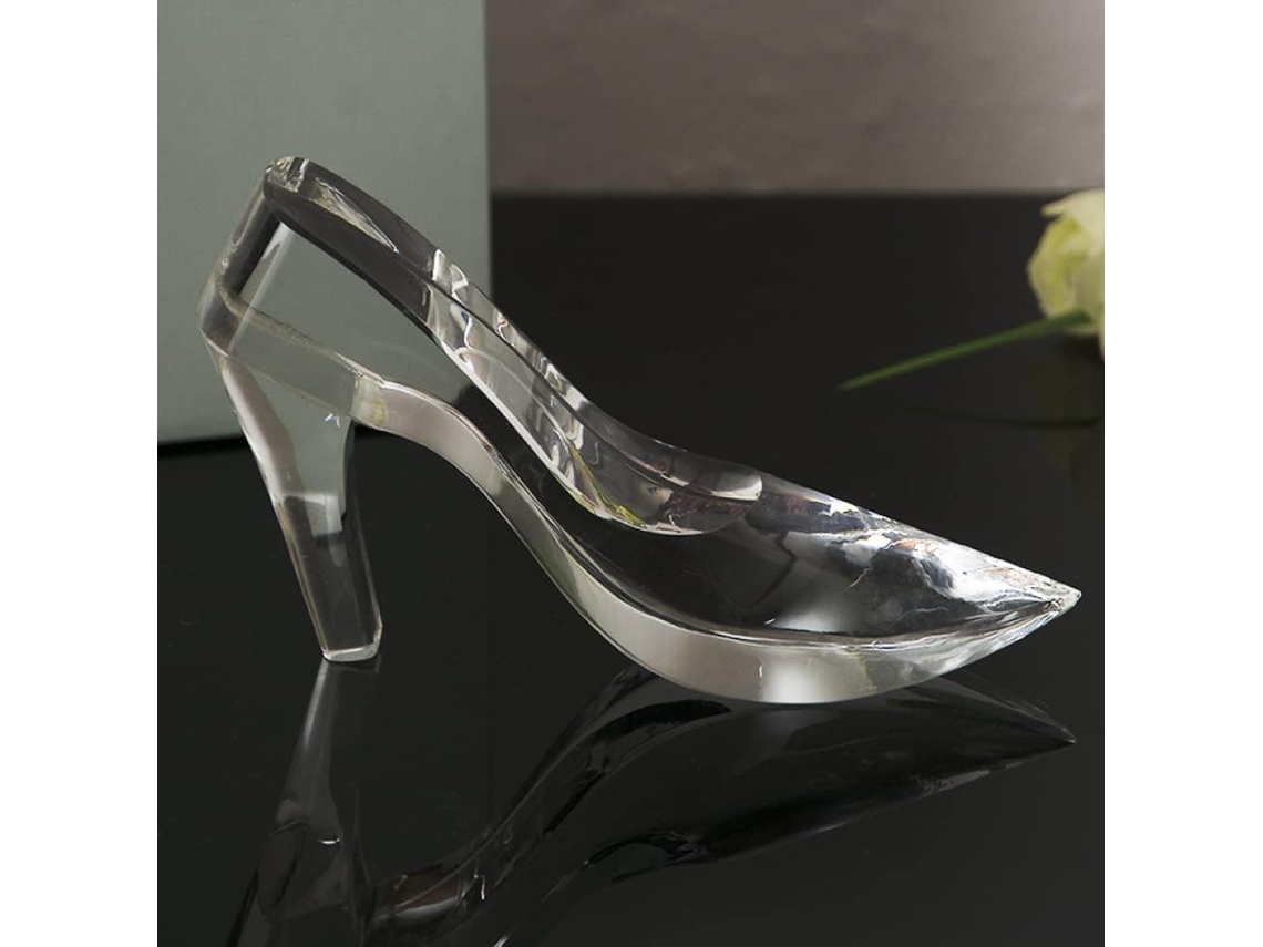 Lote De 6 Sapatos De Couro Com Garras Altas De Cristal Para Decoração De Interiores, 13 Cm,