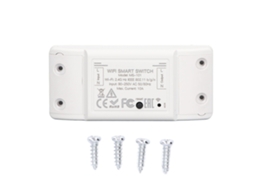 Yuru módulo Interruptor WiFi Inteligente Controle por Voz Tuya App 2200w 10a 90 250v Compatível Google Assistant
