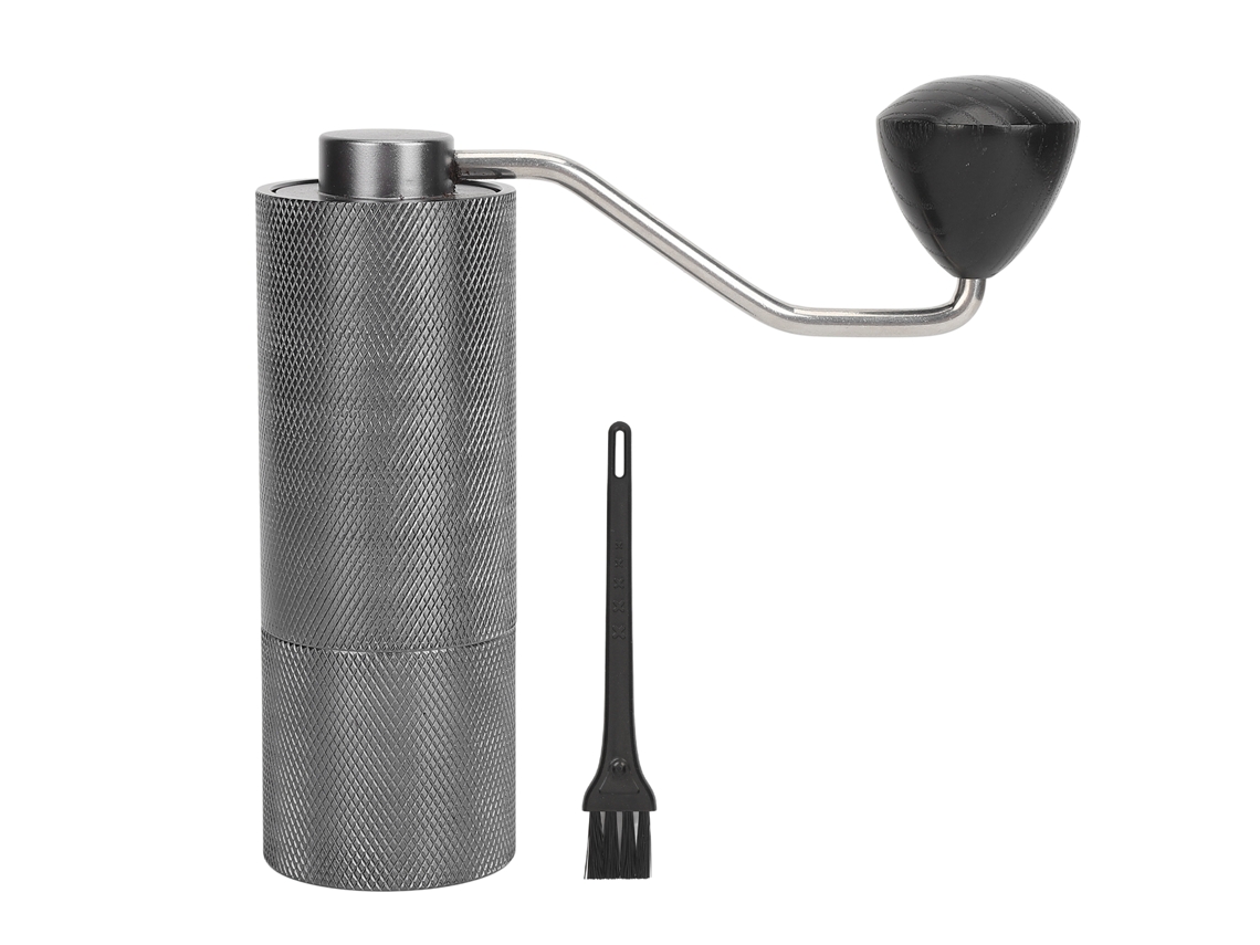 Molinillo De Café Manual Portátil De Manivela Pequeño Para Oficina Camping Hogar Negro Medianoche