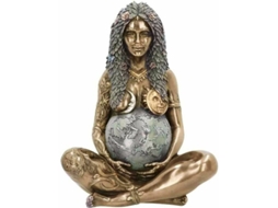 HYMNORA Estátua Exclusiva De Gaia Milenar De Ebros, Deusa Artesanal De Poliresina Que Simboliza A Fertilidade E A Natureza, Obra Prima De Resina Ecológica Par