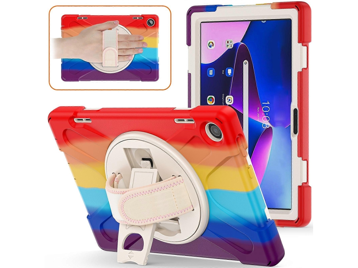 Capa Protetora De Silicone + Pc Para Tablet Lenovo Tab M10 10.1 3ª Geração