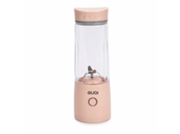 Liquidificador Portátil Elétrico Guqi Recarregável Por Usb, Copo Mini Para Sumos, Rosa