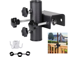 Suporte Para Guarda-chuva – Suporte Universal – Diâmetro 23~38 Mm – Fixação Máx. 63 Mm – Para Exterior E Campismo