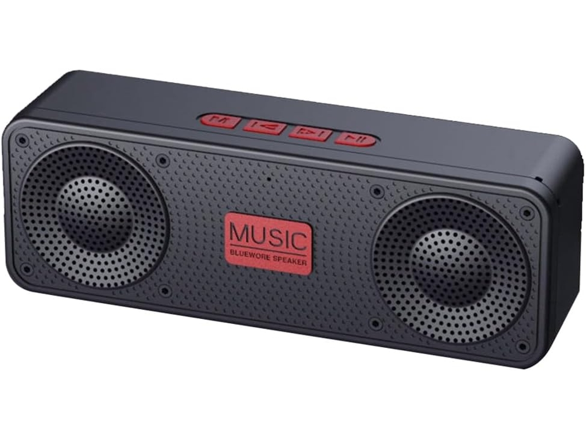 Mini Alto falante Bluetooth 5.0 Tws com Reprodutor de Mp3 e Plugue SFUSHOS