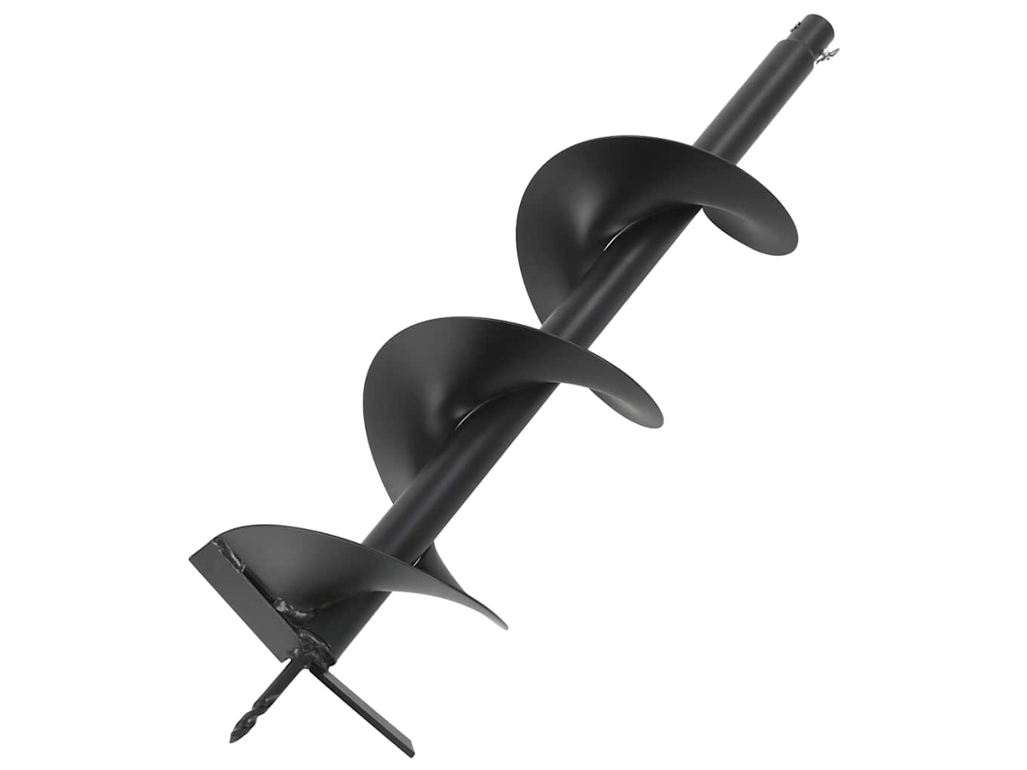 Auger Drill, Auger Drills Vidaxl Preto Aço (200 Mm)